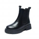 2023. aasta s&uuml;gis/talvised naiste paksu tallaga nahast Chelsea saapad: Briti stiilis mootorratta Martin Boots K8803, 40