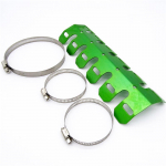 Mootorratta v&auml;ljalaske summuti torukaitse soojuskaitse kate sobib Honda Harley Chopper Cruiseri professionaalsete taastamistarvikute jaoks punane