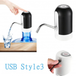 Automaatne kaasaskantav USB juhtmevaba elektriline veepumba pudeli jaotur, Smart Touch leibkonna galloni joogipudeli l&uuml;liti vaikne laadimispuute Style 3（is electric）