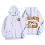 Naiste mood Naiste kerge pikkade varrukatega taskutega pullover Preppy graafiline kapuuts XXXL punane