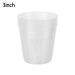 Tarvikud Taimesildid L&auml;bipaistvad plastikust taimepotid Taimepotid Idaplaadid Lillepott 3inch