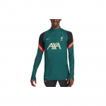 Nike Treening pikkade varrukatega jalgpallis&auml;rk AU M&auml;ngija Edition 21-22 Hooaeg Liverpool Meeste s&auml;rk Jademust-Roheline DB0195-376 XL