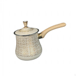 Arabic Coffee Pot for Melting And Chocolate, Versatile, with Pourer, Melting, Milk, Easy to 550ml_Golden Pattern