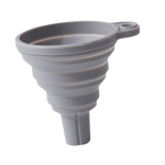 Kokkupandav silikoonlehter, toidukvaliteediga k&ouml;&ouml;k, v&auml;ike toiduvalmistamise tarvikute pudelite t&auml;itmiseks valge