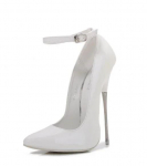 Mood &Auml;&auml;rmuslikud K&otilde;rged Kontsad 16cm Naiste Metallist Kontsaga Kingad Mitmev&auml;rvilised K&otilde;rge Kontsaga Kingad Naised Postitants Seksikad Kontsad Modelli Saade Suur Suurus 36 valge