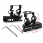 2 tk roostevabast terasest universaalne auto kapoti LED t&ouml;&ouml;valgusti kinnitusklambri hoidikud klambriga mootori kaane valguse kinnitusklamber 2pcs