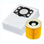 Tolmuimeja kotid Filter Sobib Karcher KFI 357 KFI357 KA 40 Asenduskott Karcherile 2.863-314.0WD2 Plus WD3 CHINA