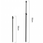 Karpkalap&uuml;&uuml;gi pangapulk reguleeritav alumiiniumist rihmapulk hammustustealarmi pikendusvarraste kalastustarvete tarvikute jaoks, must