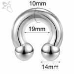 ZS 1 tk 2/4/6/8G roostevaba teras hobuseraua ninar&otilde;ngas meestele sisemise keermega suure gabariidiga augustused k&otilde;rva laiendaja vaheseina augustus Style 18