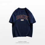 Uus l&uuml;hikeste varrukatega T-s&auml;rk meestele suvel, Korea stiilis trend, lihtne poolvarrukatega topp, Hongkongi stiilis vaba vabaaja br&auml;ndi T-s&auml;rk M must