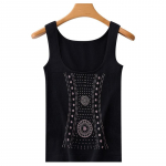 &Otilde;mblusteta vormimisr&otilde;ivaste p&uuml;ksid naiste korseti k&otilde;hukontrolli aluspesu jaoks, k&otilde;htu salendav vest, varrukateta keha vormivad topid M must