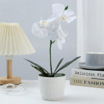 4-pealine simulatsioon liblikas orhidee bonsai 3D lauakaunistus kunstlik potitaim pulmakaunistus pehme kumm