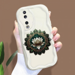 Armas koomiksimustriga kreemjas tekstuuriga korpus Lainelise servaga pehme silikoonkaanega telefoni&uuml;mbris Huawei Honor Infinix Tecno iPhone'i jaoks Honor X50I 5G puhas
