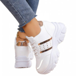 Naiste kingad 2024 Suur suurus Paeltega Naiste vulkaniseeritud kingad V&auml;lisjalatsid Naiste tossud &Uuml;mara ninaga Platvorm Naiste vabaajajalatsid 42 kuld