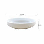 White Bone portselanist taldrik, eelroa magustoit-leiva-leiva v&otilde;iga &otilde;htus&ouml;&ouml;gitaldrik, loominguline keraamiline roog, kvaliteetne valge