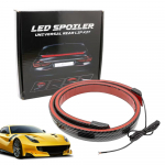 P&otilde;rkeraud Valgus Auto Spoilerile Auto Hoiatusliist Valgus Lihtne Paigaldada S&uuml;sinikkiust Spoiler Pidurituli Pidurituli V&auml;lisilme