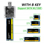 SSD k&otilde;vaketta korpus K&otilde;vaketta karp M2 SSD korpus SATA &scaron;assii Gen 1 USB 3.0 adapter Ketta karp SATA M.2 SSD NGFF jaoks spain