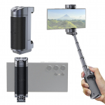 Mitmek&uuml;lgne nutitelefoni Selfie Grip telefoni kaamera k&auml;epide Sisseehitatud pikendatav eemaldatava selfie stick must