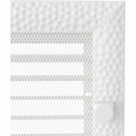 Ventilatsioonikaas VENUS 22x22 valge koos ruloodega