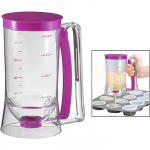 Distributeur s&eacute;parateur de p&acirc;te, distributeur &agrave; main, cr&ecirc;pi&egrave;re d'une capacit&eacute; de 900 ml, tasse &agrave; mesurer, entonnoir &agrave; p&acirc;te