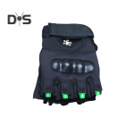 1 paar LED-taskulambikindaid Mitmeotstarbeline kalap&uuml;&uuml;k matkamine telkimine parandust&ouml;&ouml; 8 LED-iga k&auml;ed-vabad kindad Meestele isale mehele j&otilde;ulukink roheline