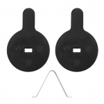 Jalgratta ketaspiduriklotsid P&otilde;rutuskindla vaiguga poolmetallist ketaspiduriklotside komplekt Jalgratta tarvik(LE-21R )