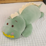 60/90/120CM Multikakoomaloomad Dinosaurus Pehmepadi Padjad M&auml;nguasjad T&auml;idisega Pehmed Pikad Magamiskotid Laste S&uuml;nnip&auml;evakingitus 60CM roheline