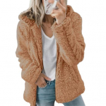 Naiste talvine &scaron;erpafliisist l&uuml;hike jope kapuutsiga lukuga kardigan mantel Soe vabaaja massiivne pl&uuml;&uuml;sist tuulekindel jope s&uuml;gistalveks S punane