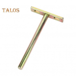 K&otilde;rgtugevast terasest ujuva raami hoidik kappide jaoks riiulid T-kujuline n&auml;htamatu disainiga raamaturiiuli tugi Lihtne paigaldamine DIY professionaalseks kasutamiseks 3Inch kuldne