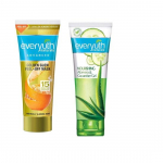 Everyuth Advanced Golden Glow Peel-off mask, 50 g ja toitev aloe vera ja kurgi geel, 100 g, kombineeritud pakend