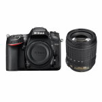 Nikon D7200 DSLR-kaamera + AF-S DX 18-105mm f/3.5-5.6G ED VR objektiiv must