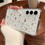Kirsi Vibu L&auml;bipaistev &Uuml;mbris Samsung Galaxy A15 A14 A55 A54 A53 A36 A26 A16 A52 A35 S25 S24 S23 S22 Ultra Plus S24 FE jaoks TPU Kate For Samsung Galaxy A35