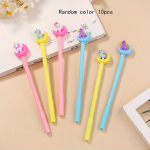 Tagasi koolihooaega 10 tk multikas kuu &uuml;kssarviku kujuga neutraalse pliiatsi loominguline kirjatarbed armas kuuponi vesipliiats Random color 10pcs