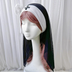 Halloweeni Abbey pitsist peapael Rist Gooti nunna stiilis peakate One Size must