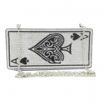 Red Heart Queen Diamond Evening Clutch &ndash; moodne Euroopa ja Ameerika v&auml;ike kandiline kott