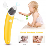 Portable baby electric nasal aspirator for nose cleaning tool Yellow