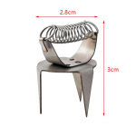 Keraamika glasuurit&ouml;&ouml;riistad S&otilde;rmeotstega kastmisglasuuriklamber roostevabast terasest glasuurklamber DIY teetass V&auml;ike keraamiline v&auml;rvimis- ja klaasimist&ouml;&ouml;riist