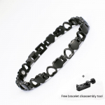 Tervishoid Magnetiline kaalulangus V&auml;simusevastane teraapia K&auml;ev&otilde;rud naistele Artriidi valu leevendav energia Germaaniumi tervendavad ehted must