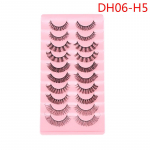 Kunstripsmed Stripripsmed Natural Look D Curl 10 paari kunstripsmeid DH06-03