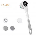 Elektriline vannihari 5 harjapeaga Veekindel Laetav Pika k&auml;epideme disain 3 kiirusega p&ouml;&ouml;rlemine Du&scaron;imassaažihari roosa