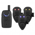 Kalastuspeibutuse h&auml;irekomplekt kaasaskantava kasti helendava kalap&uuml;&uuml;gipeibu indikaatoriga digitaalse kalastush&auml;irekomplektiga 3 Transmitter