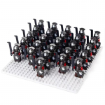 21 tk Keskaegne K&auml;&auml;buss&otilde;dalane Elfid R&uuml;&uuml;tlid lotr ja Uruk-hai Ork Rohan Elfid S&otilde;dalased S&otilde;duri figuurid Ehitusklotsid M&auml;nguasjad