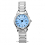 Citizen Elegance Roostevabast terasest helesinine sihver Eco-Drive FE1241-71L Naiste k&auml;ekell helesinine v&auml;rv