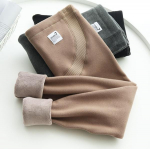 Velvet Raseduse Retuusid P&uuml;ksid Rasedatele Soojad Talvised Rasedad Riided Paksendamine Rasedus P&uuml;ksid Riietus XL khaki