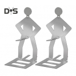 Korduvkasutatav hot dogi vorsti stendihoidja naljakas seisev mees grillrest grillimiseks roostevastane kokkupandav BBQ tarvikud telkimiseks kevadine v&auml;ljas&otilde;it 1pc