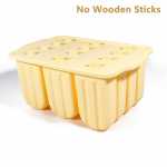 12 j&auml;rjestikust j&auml;&auml;tisevormi Lihtne vormist v&auml;lja v&otilde;tta Silikoonist pulgaj&auml;&auml;tisealused s&uuml;gavk&uuml;lmiku jaoks Kodune kaanega K&ouml;&ouml;gi magustoit