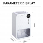 1100ML Suure mahutavusega intelligentne &otilde;hukuivati LCD-ekraaniga &otilde;hupuhasti majapidamiseks vaikne ts&uuml;kkel &otilde;hukuivatusmasin 1100ML(humidity display)