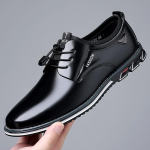 Uued Business Casual kingad meestele Paeladega formaalsed kingad meestele Must nahast Oxfordid Suurused Pulmapidu Kontor Ametlikud kingad 38 must