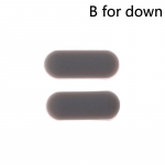 2/4 tk S&uuml;learvuti alumine aluse kate libisemisvastase padja kummist jalalabad Delli E5400 E5401 E5410 E5510 E5500 p&otilde;hja korpuse padjale for down