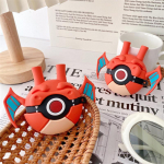 Pokemon Charmander Palli&uuml;mbris Airpods Pro 2 jaoks, P&otilde;rutuskindel Kaitsev K&otilde;rvaklappide Silikoonkate Airpods 1/2/3 &Uuml;mbrise Funda jaoks for airpods 1 2